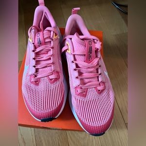 New - in box. Nike Air Zoom Pegasus 2Y. Child size pink sneakers.